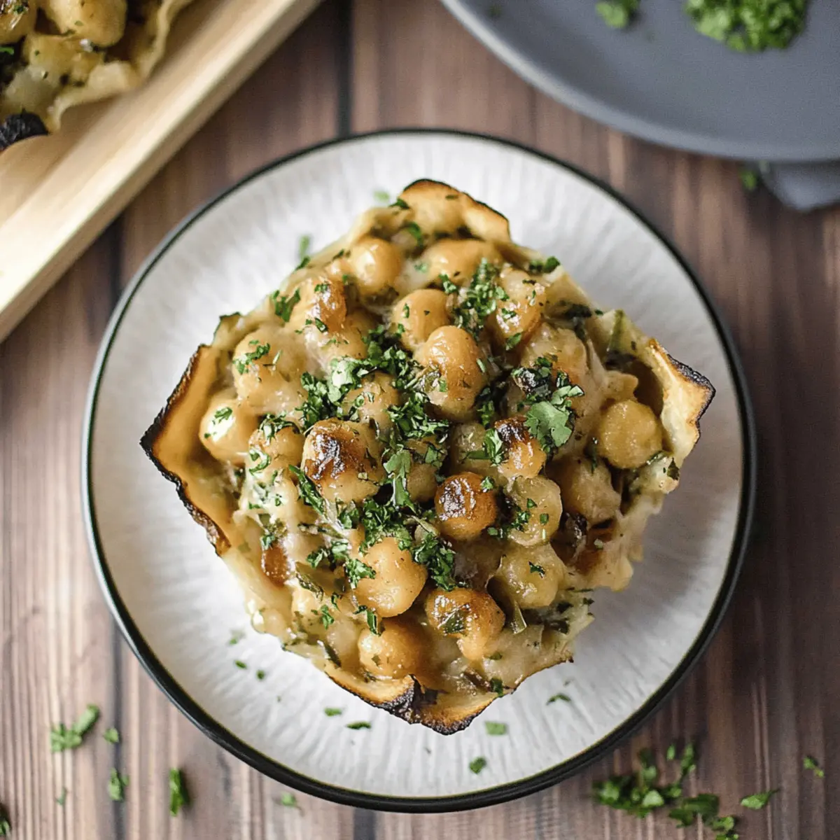 Curried Chickpea Stuffed Acorn Squash