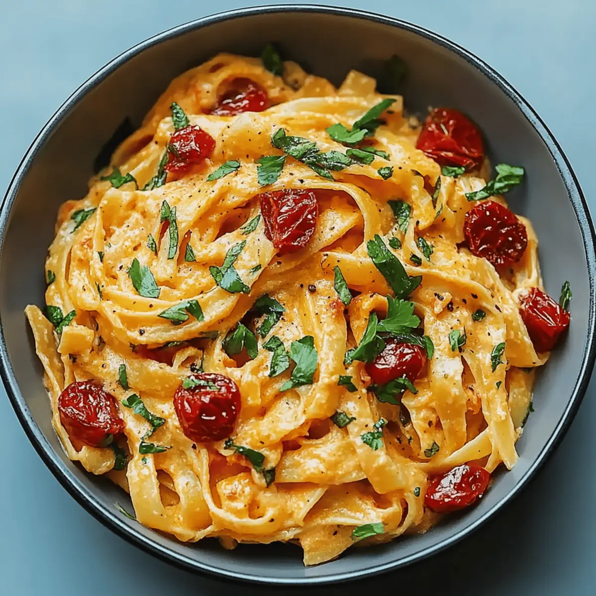 Creamy Sun-Dried Tomato Vegan Pasta