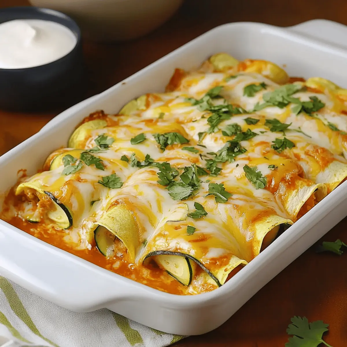 Zucchini Enchiladas
