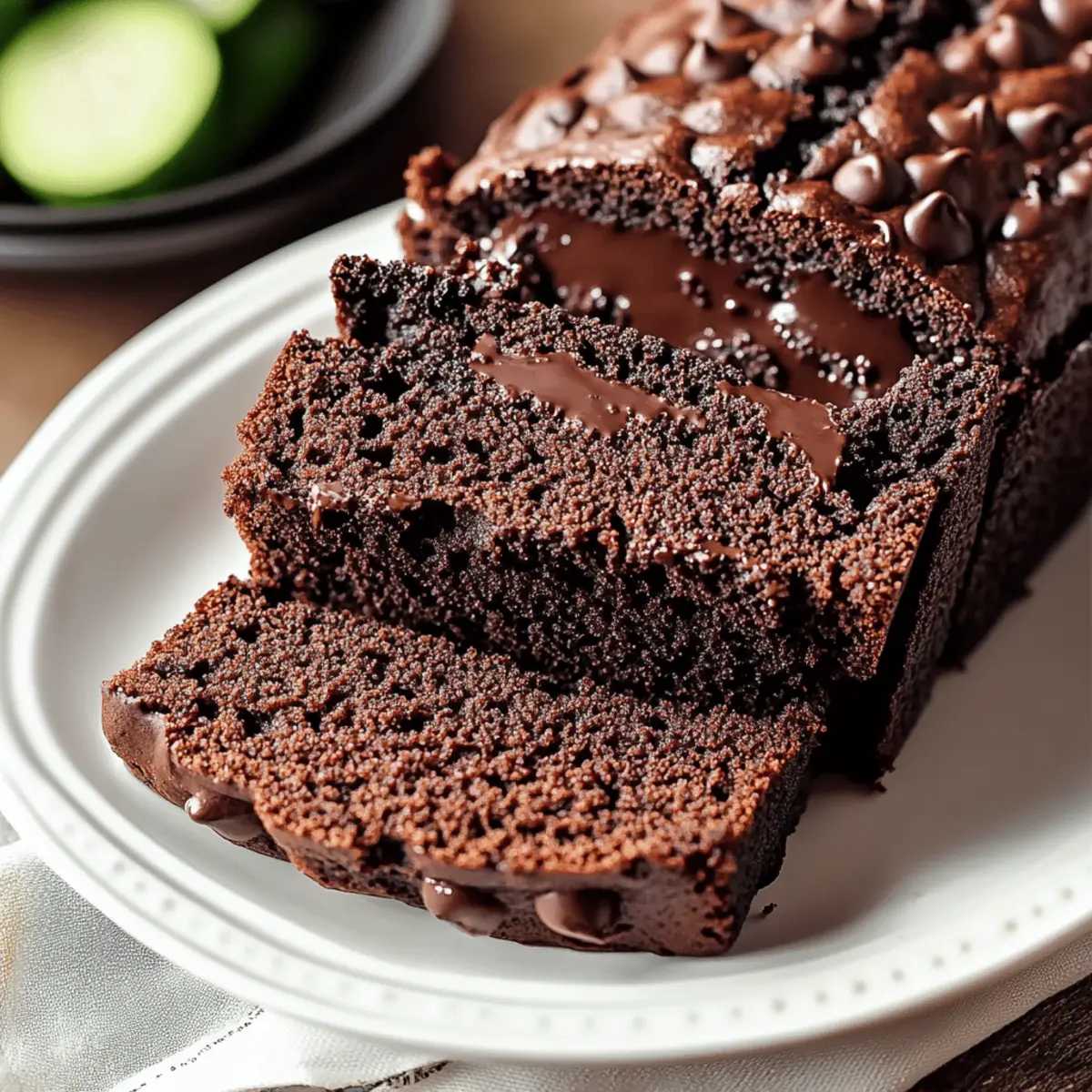 Double Chocolate Zucchini Bread