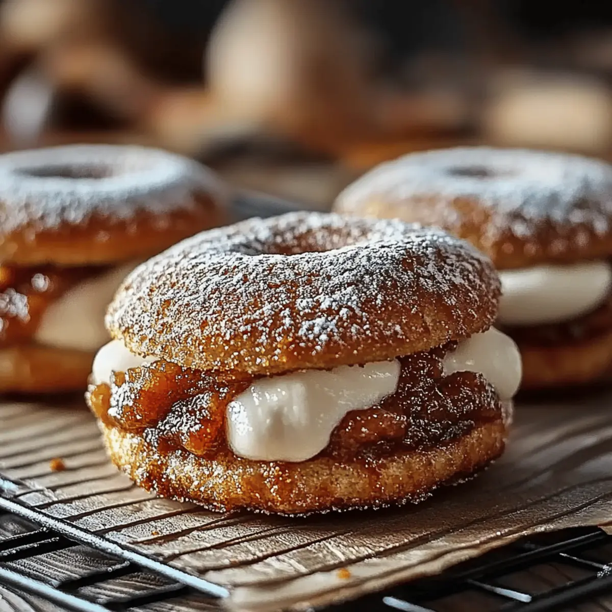 Apple Cider Whoopie Pie Cookies with Caramel