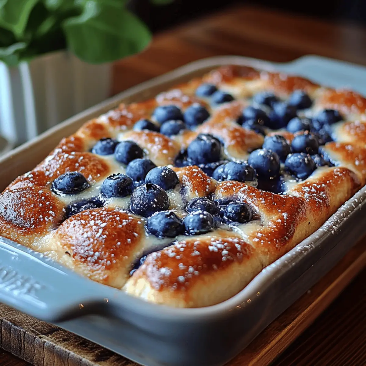 Blueberry Buttermilk Pancake Casserole
