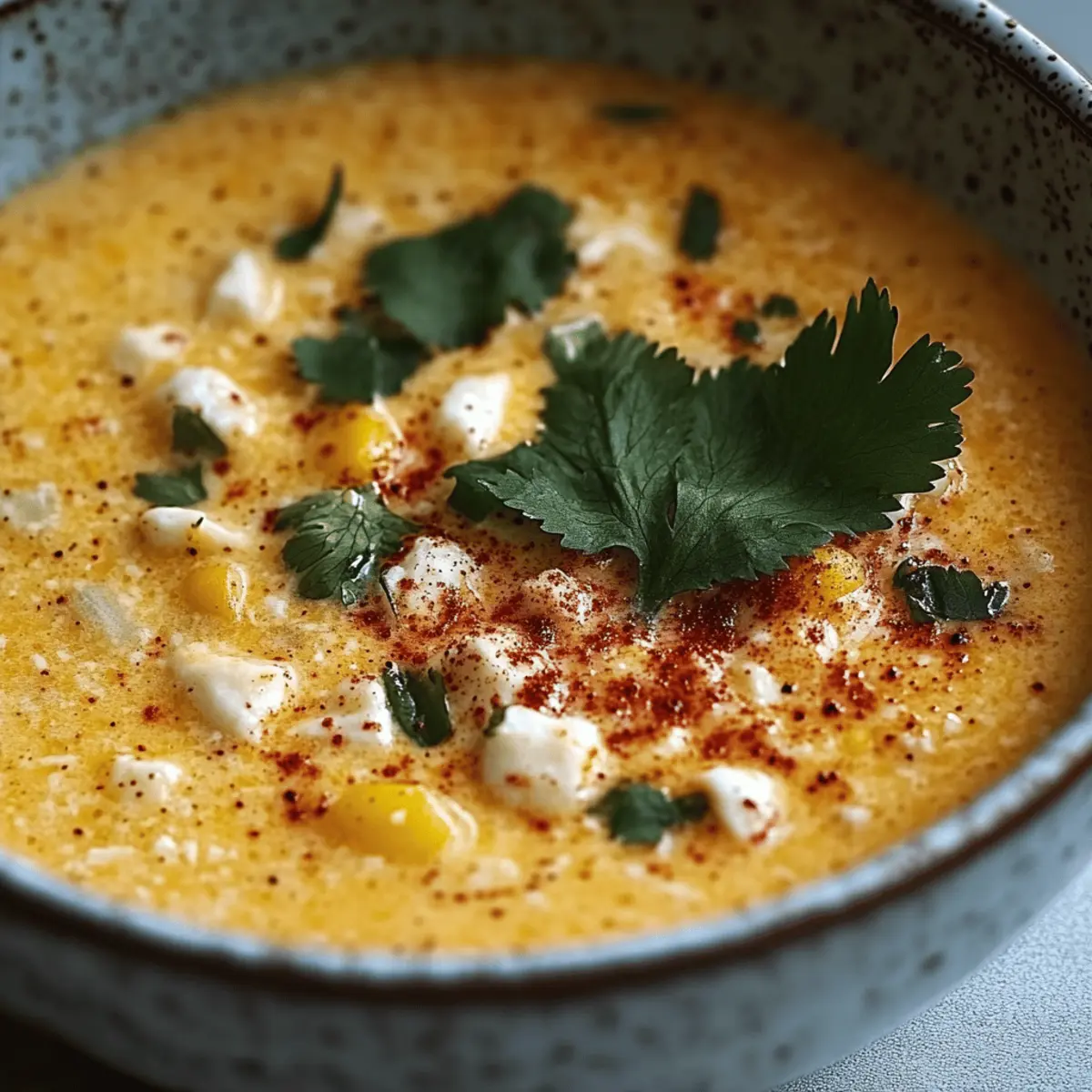 Mexican Street Corn Soup