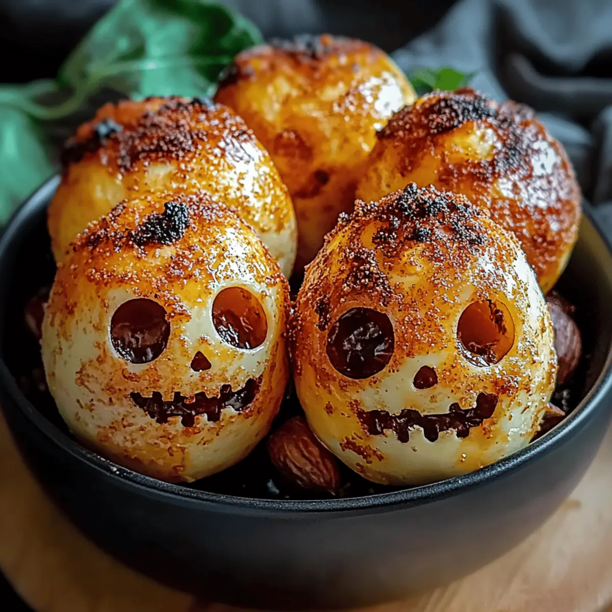 Spooky Skull Potatoes