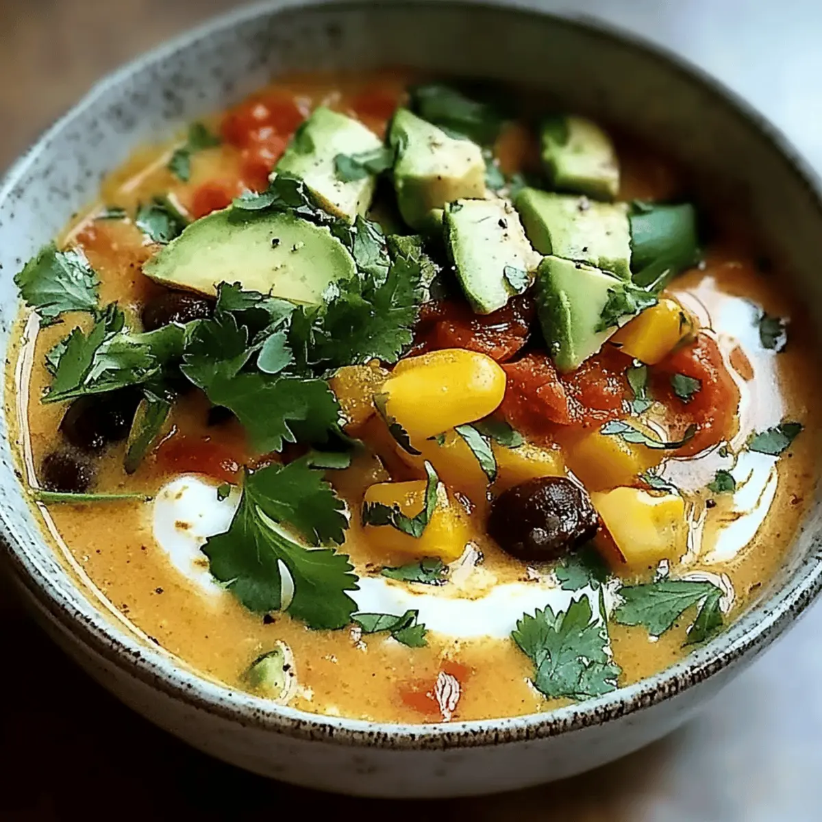 Chicken Enchilada Soup