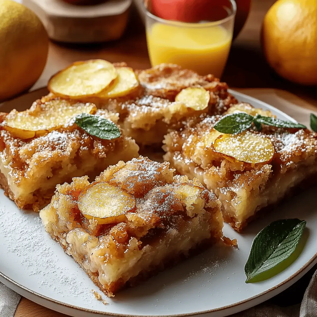 Apple Pie Bars