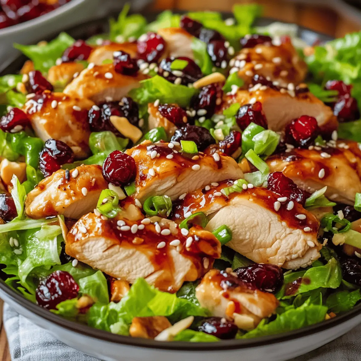 Asian Chicken Cranberry Salad