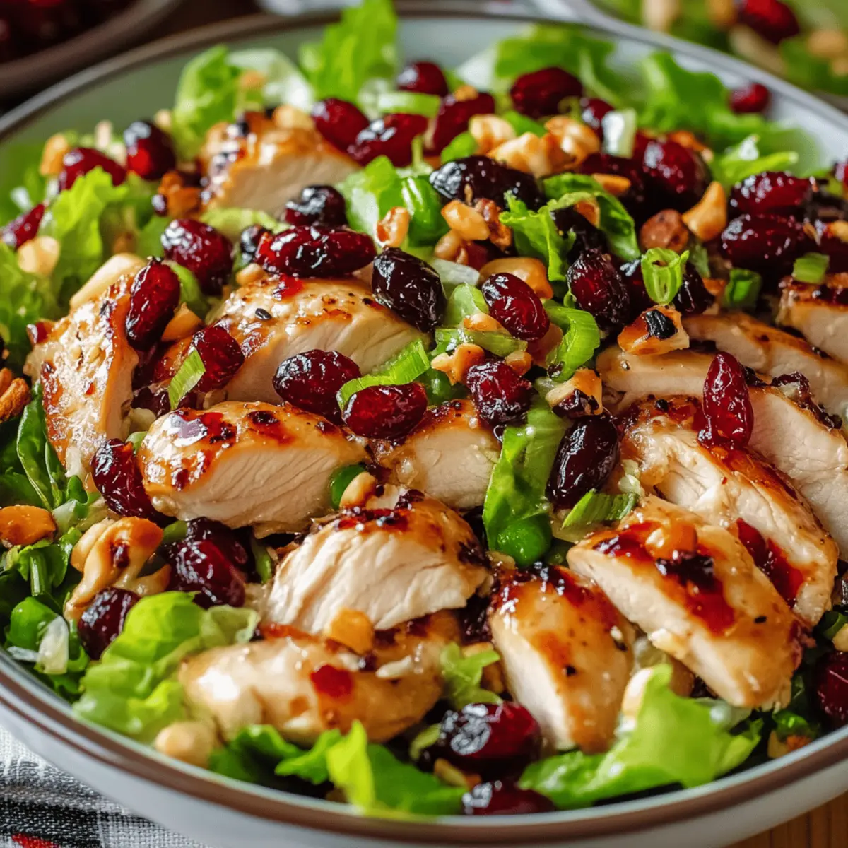 Asian Chicken Cranberry Salad