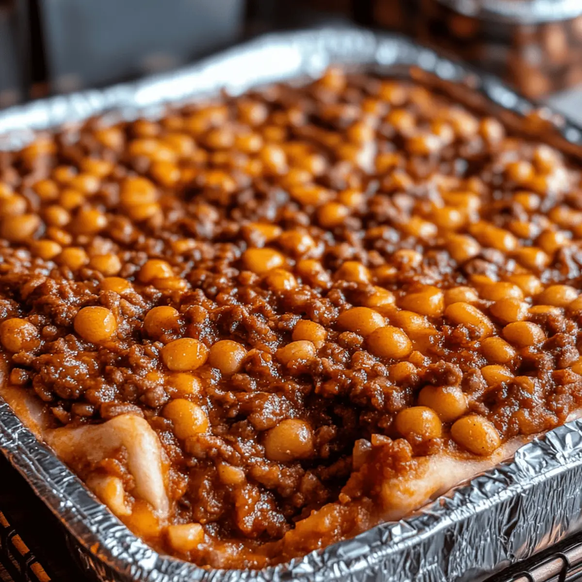 Baked Beans & Ground Beef Casserole