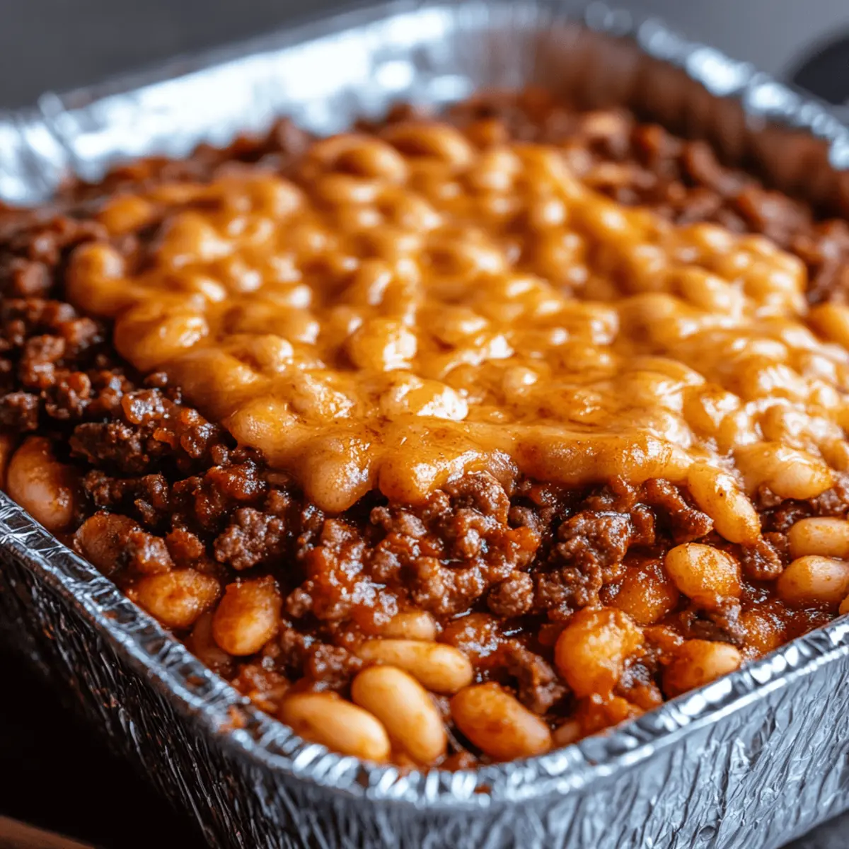Baked Beans & Ground Beef Casserole