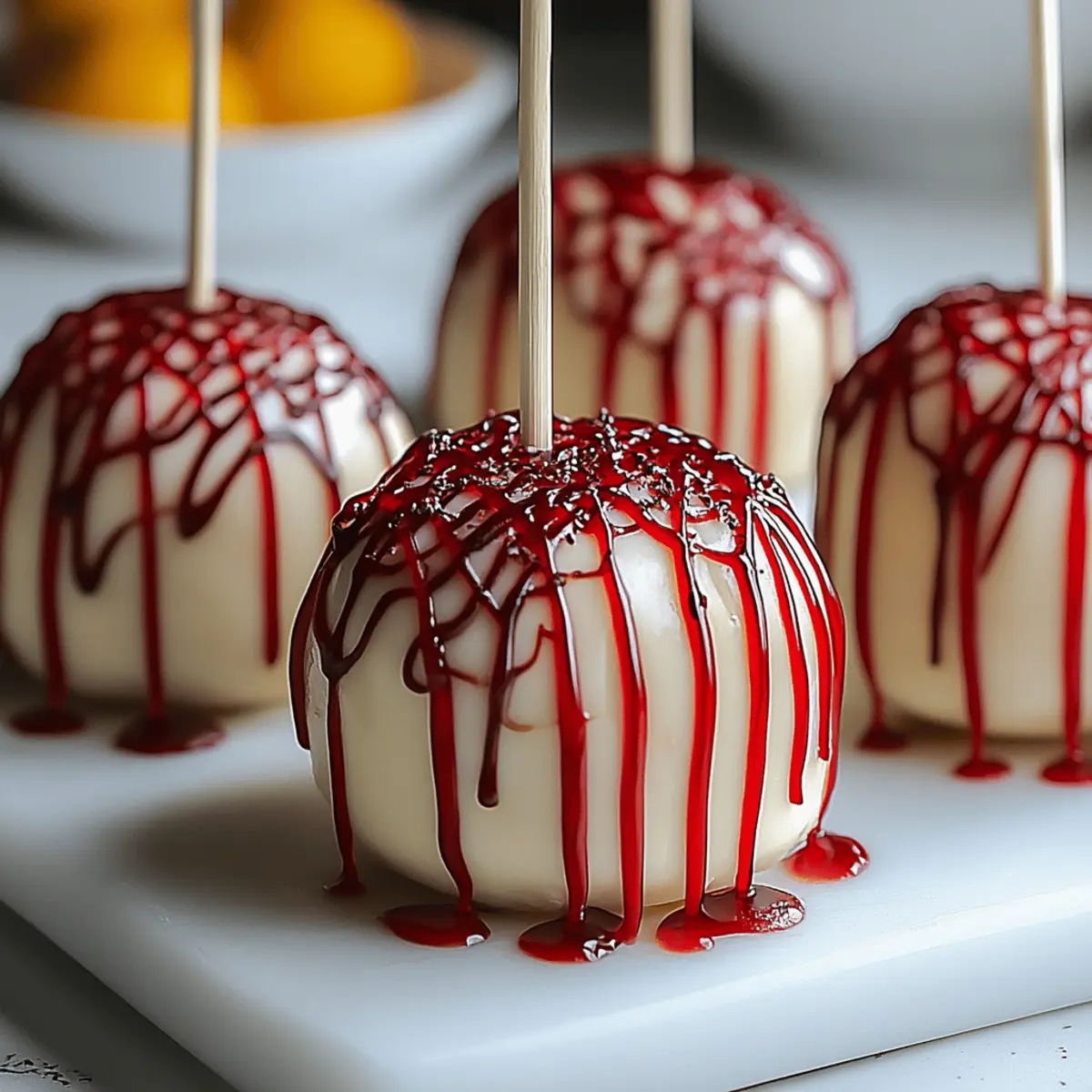Bloody Red Velvet Cake Pops