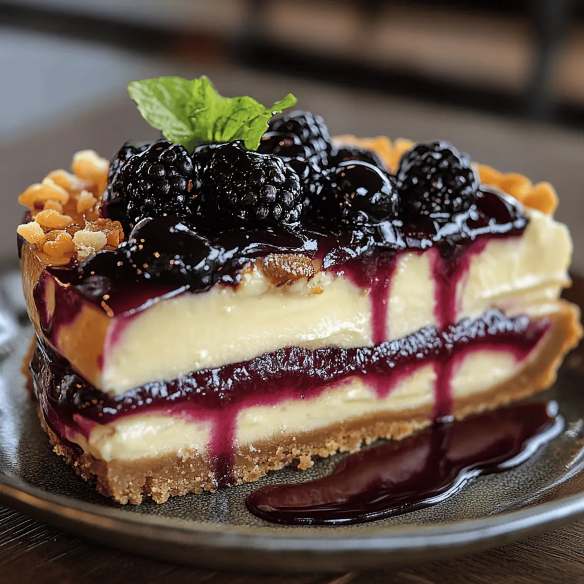 Blueberry Bliss Cheesecake