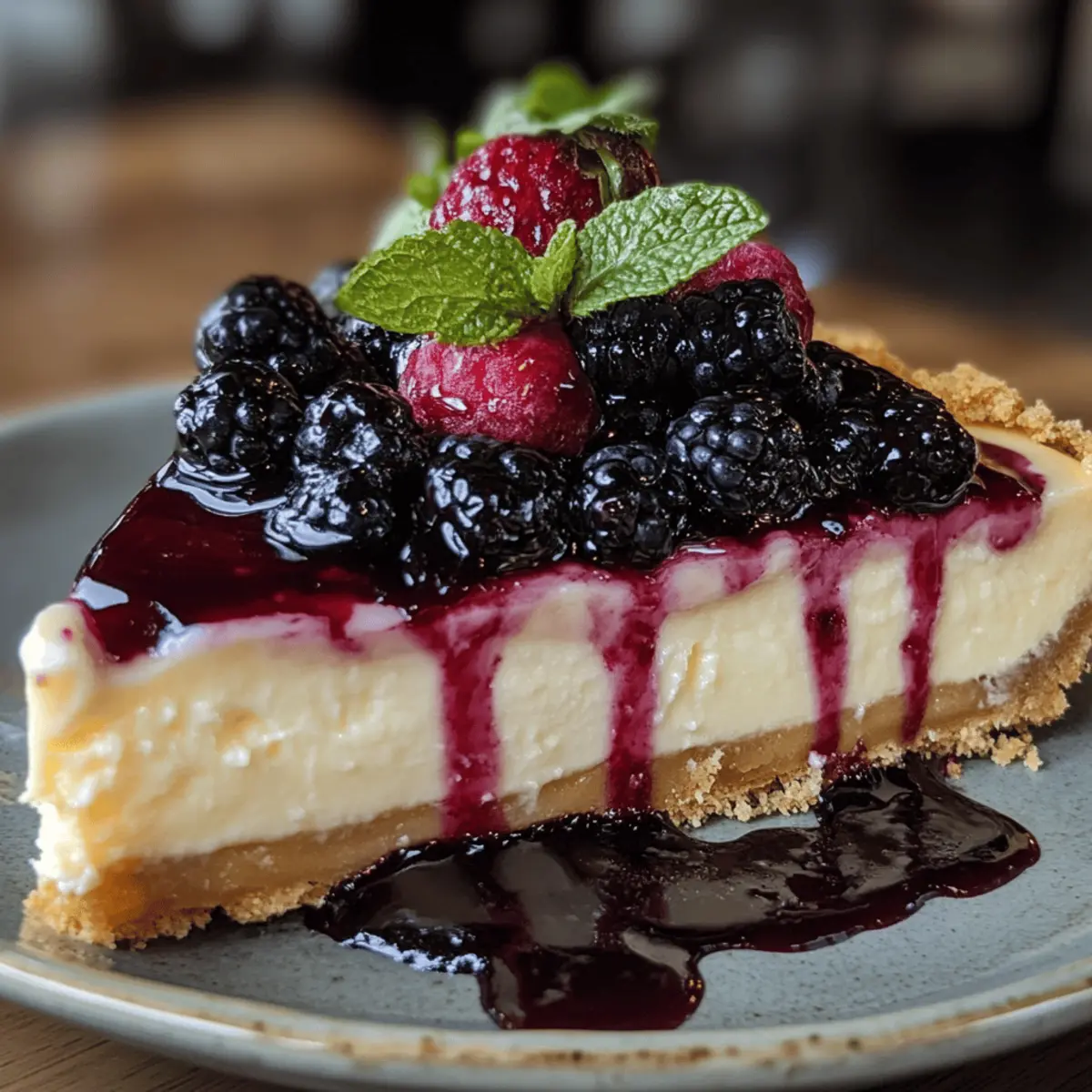Blueberry Bliss Cheesecake
