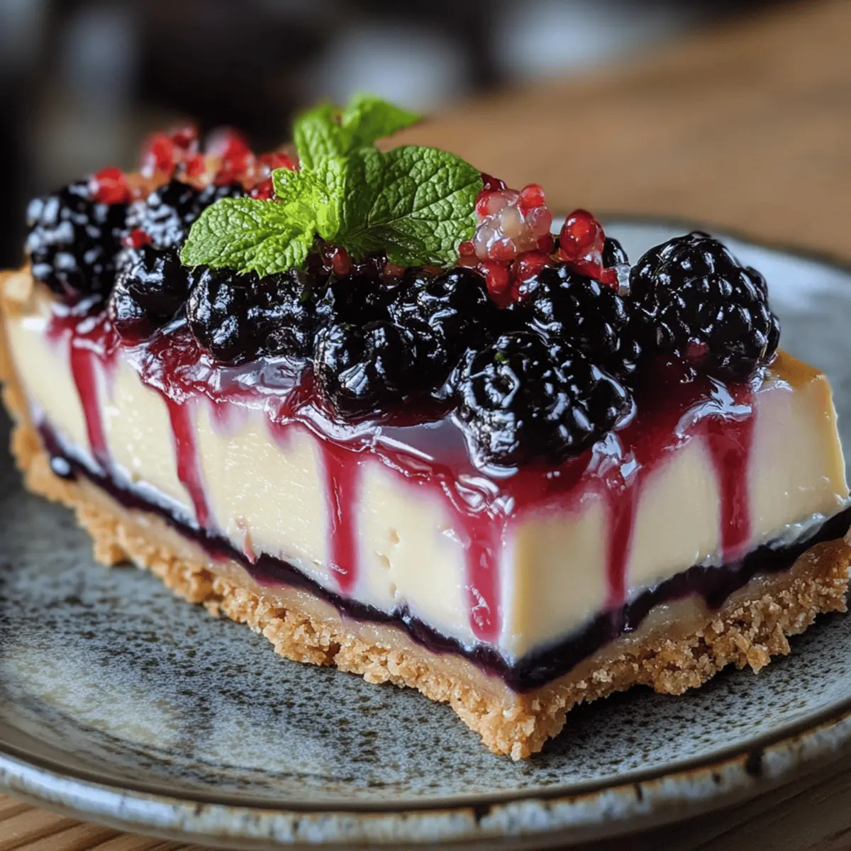 Blueberry Bliss Cheesecake
