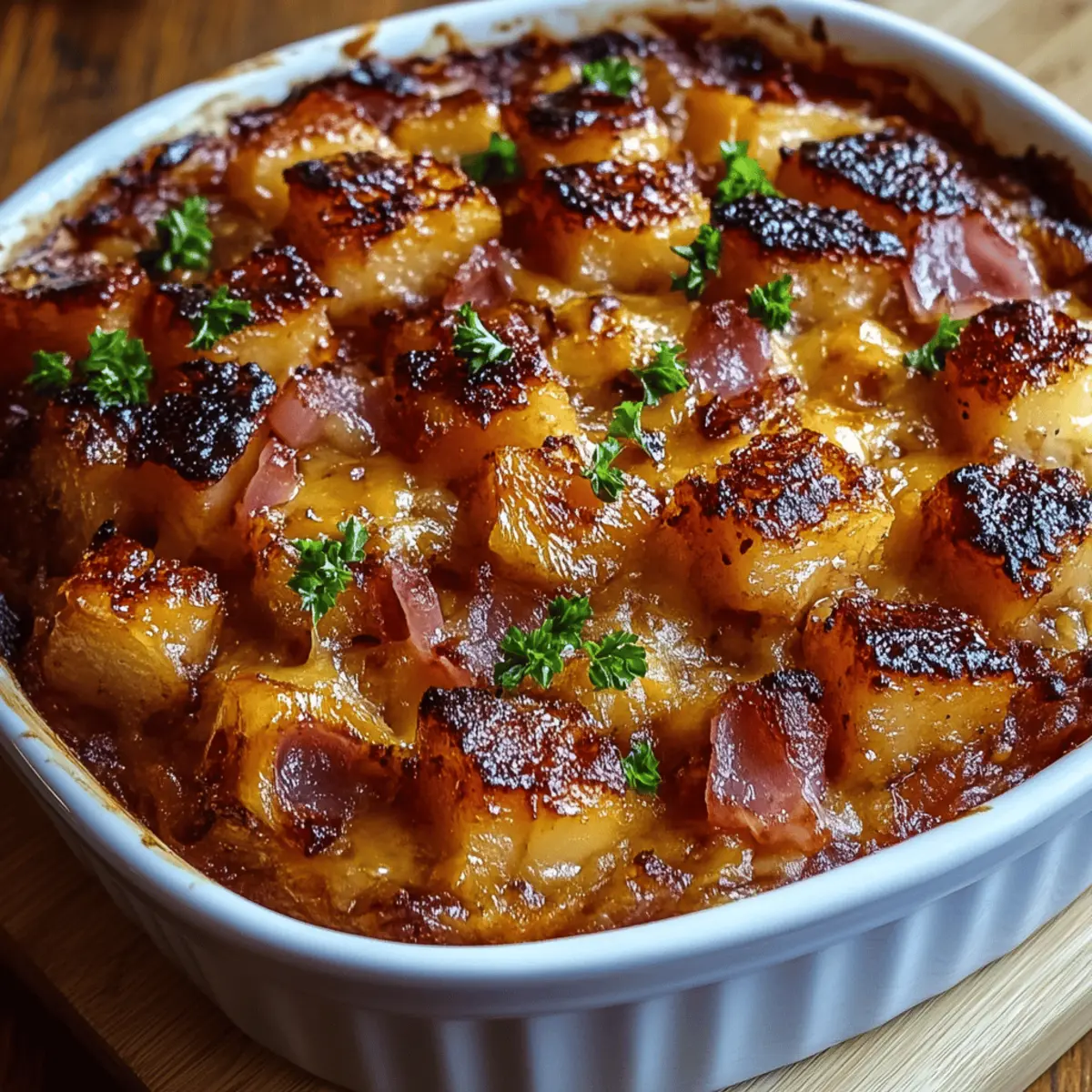 Brown Sugar Pineapple Ham Bake