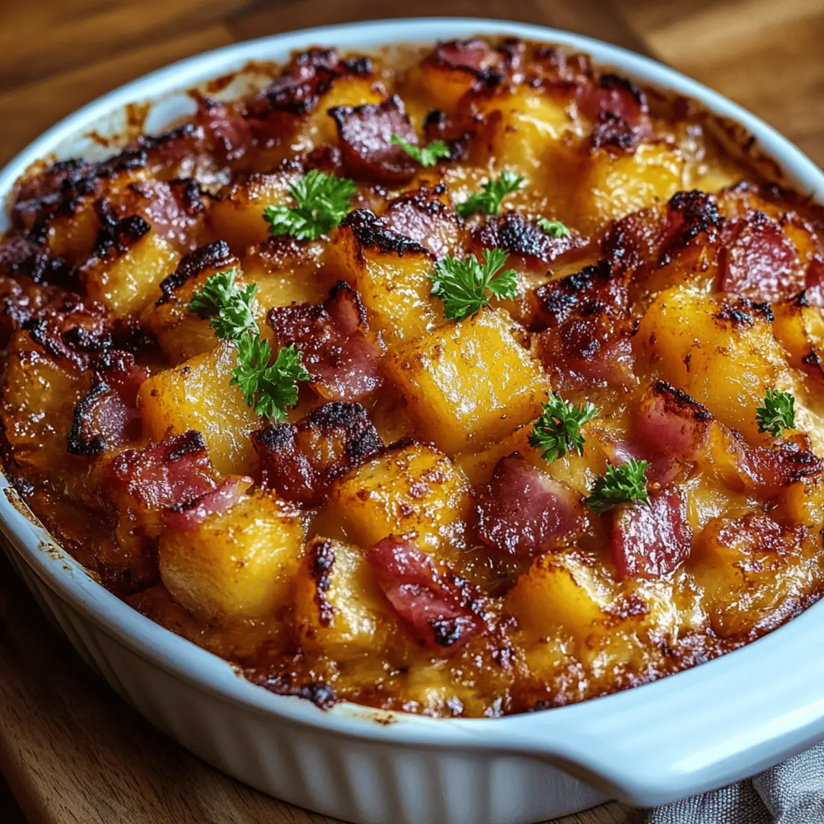 Brown Sugar Pineapple Ham Bake