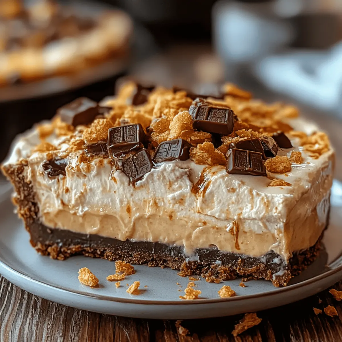 Butterfinger Peanut Butter Pie