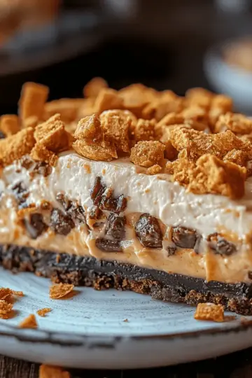 Butterfinger Peanut Butter Pie
