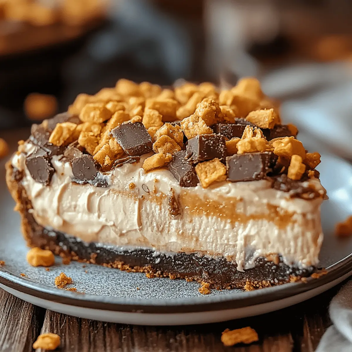 Butterfinger Peanut Butter Pie