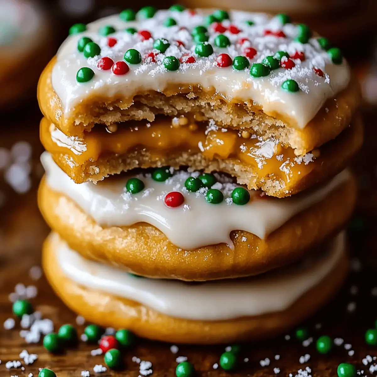 Caramel Ritz Cracker Christmas Cookies