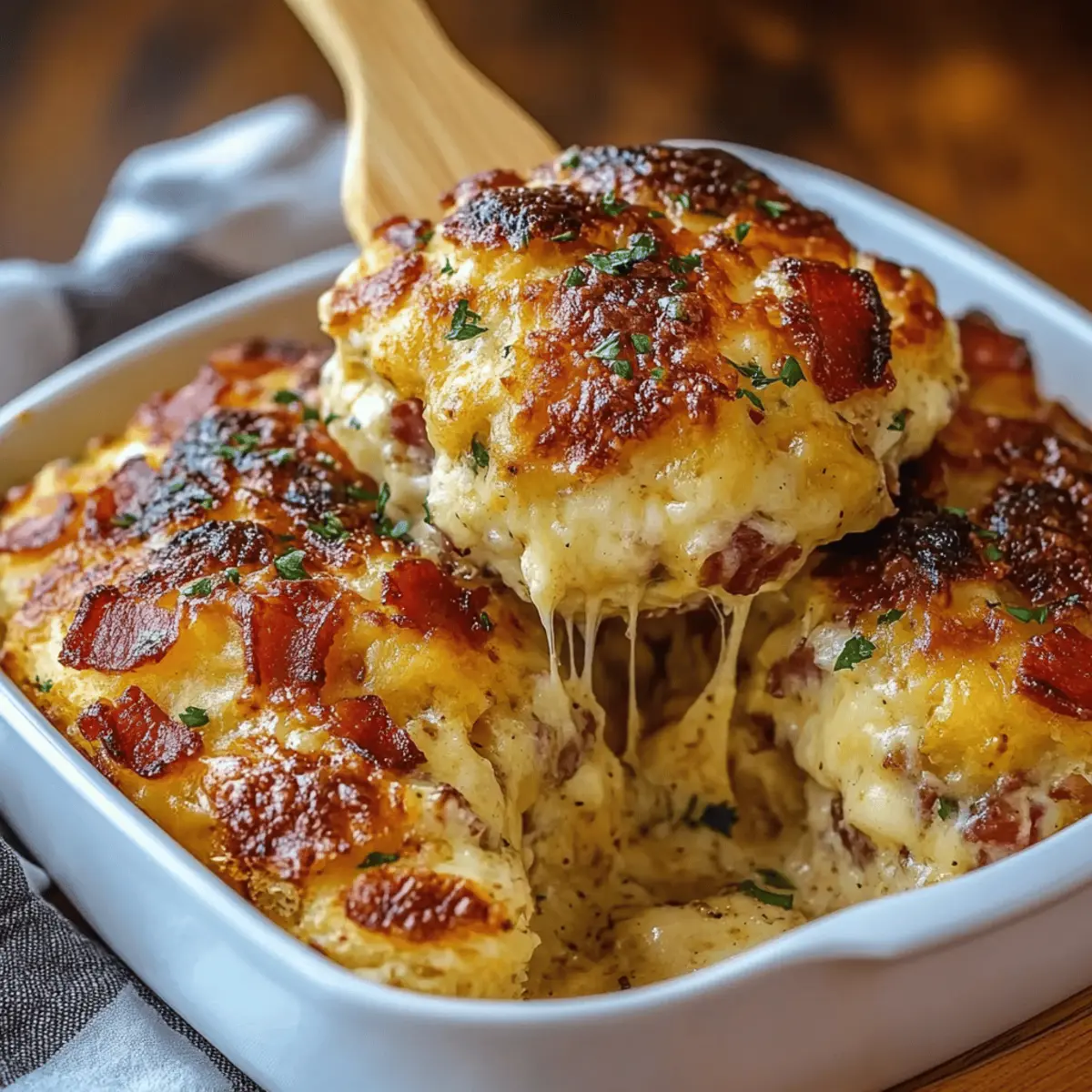 Chicken Bubble Biscuit Bake Casserole