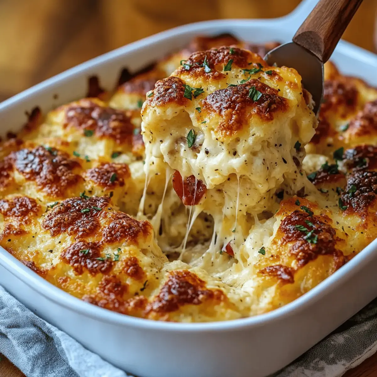 Chicken Bubble Biscuit Bake Casserole
