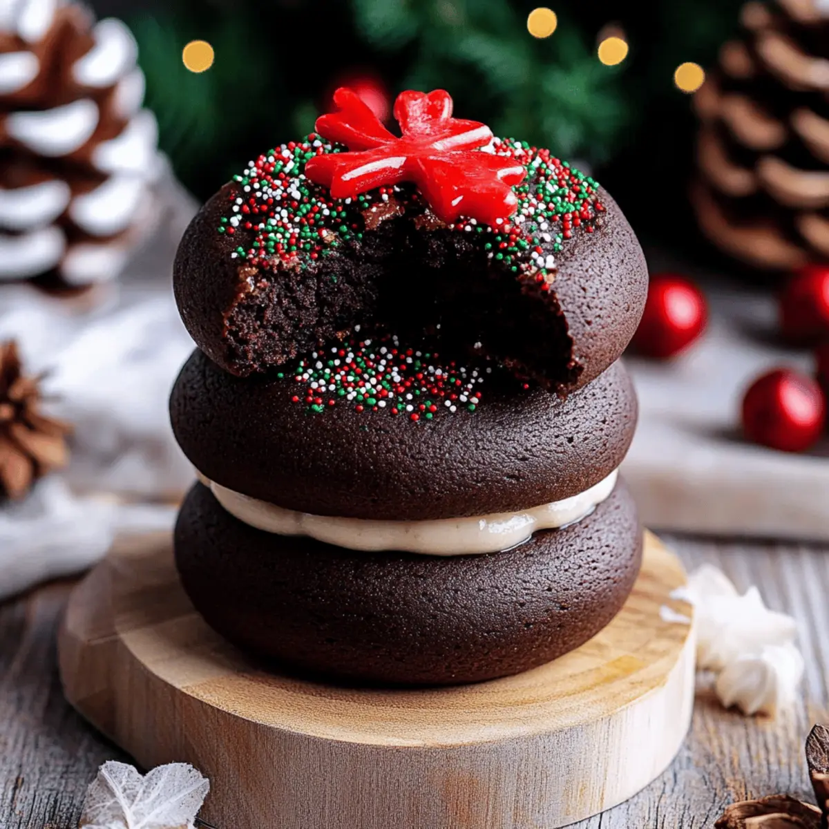 Chocolate Thumbprint Cookies