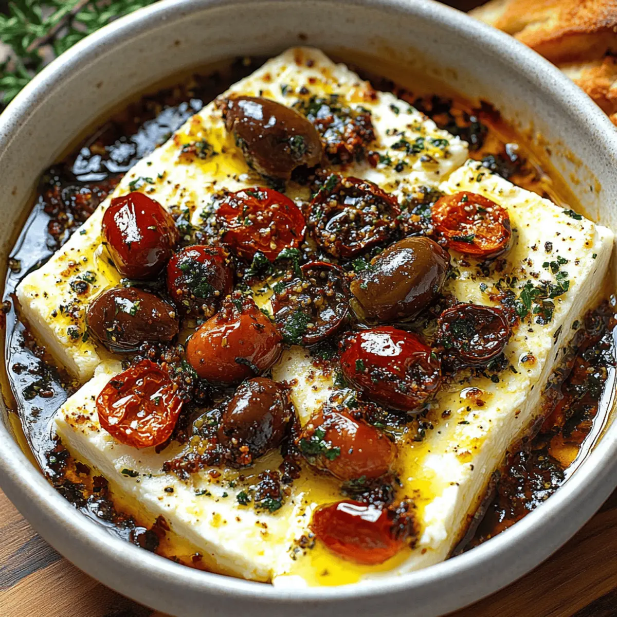 Creamy Baked Feta