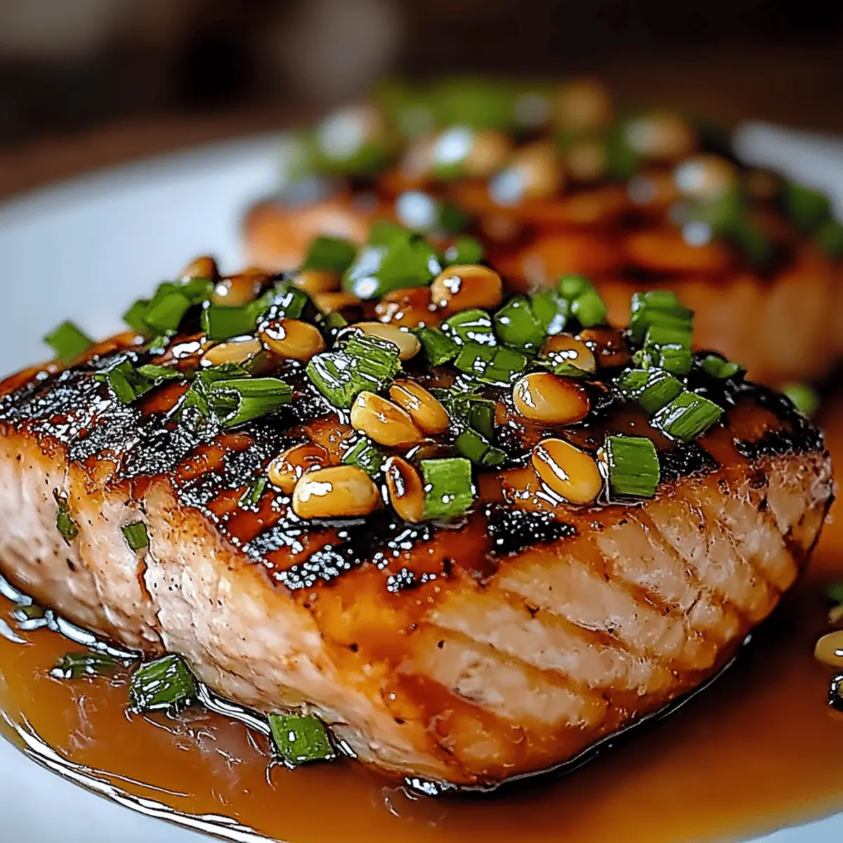 Crispy Honey Garlic Glazed Salmon