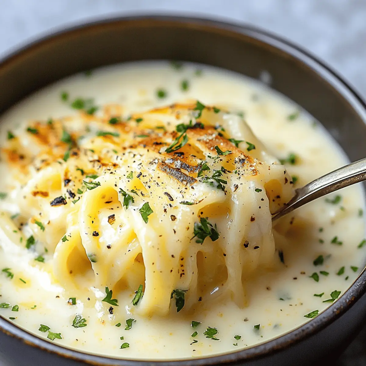 Garlic Parmesan Cream Sauce