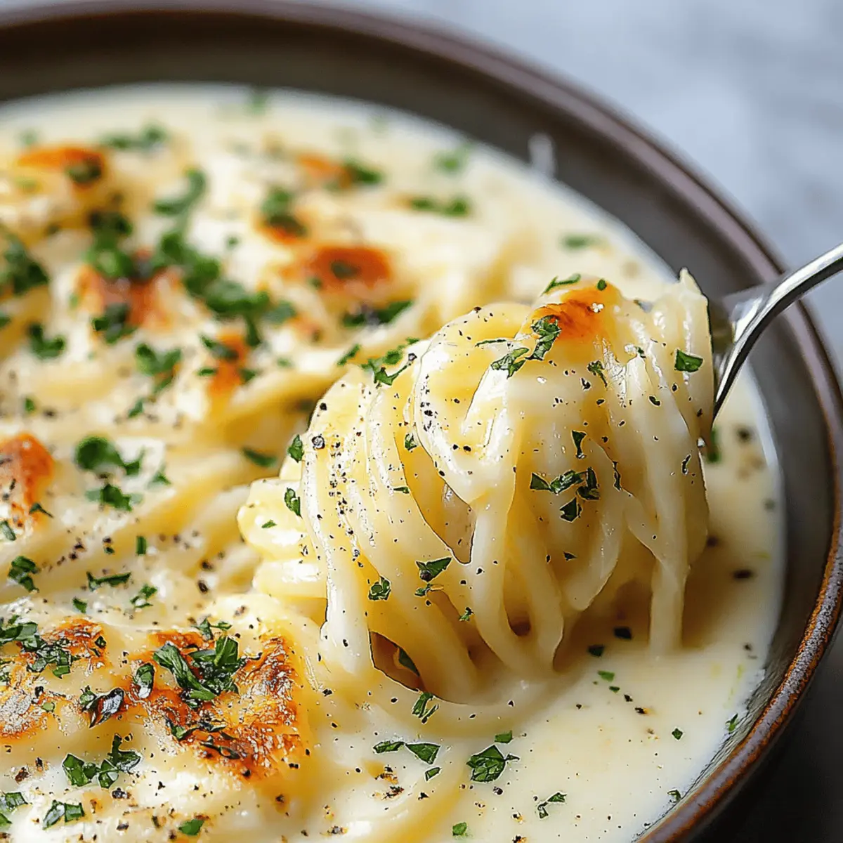 Garlic Parmesan Cream Sauce
