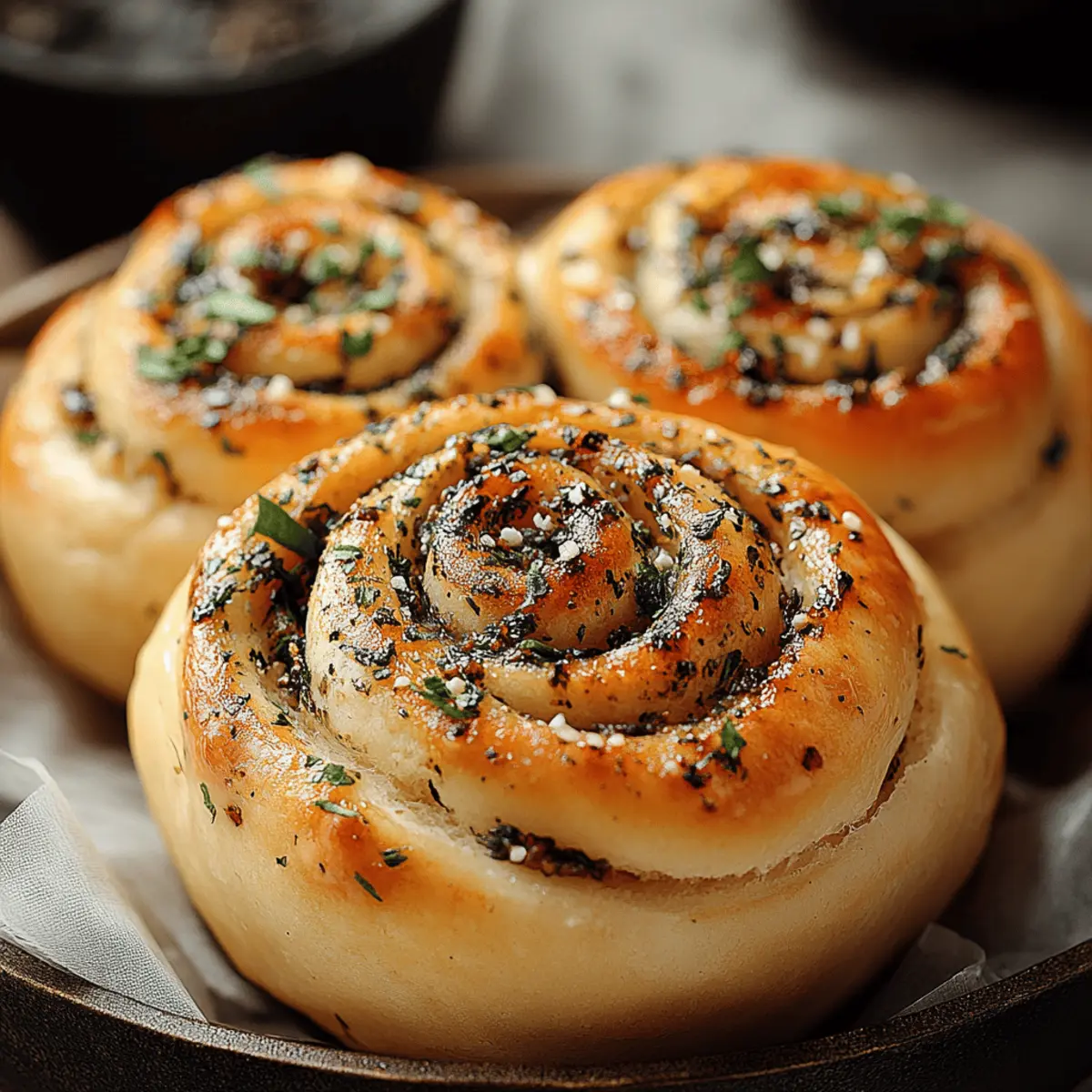 Garlic Swirl Rolls