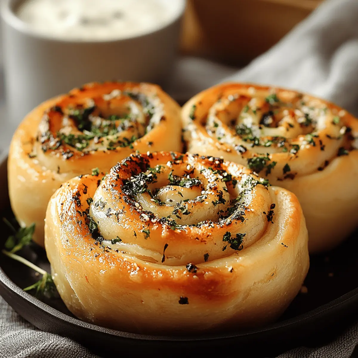 Garlic Swirl Rolls