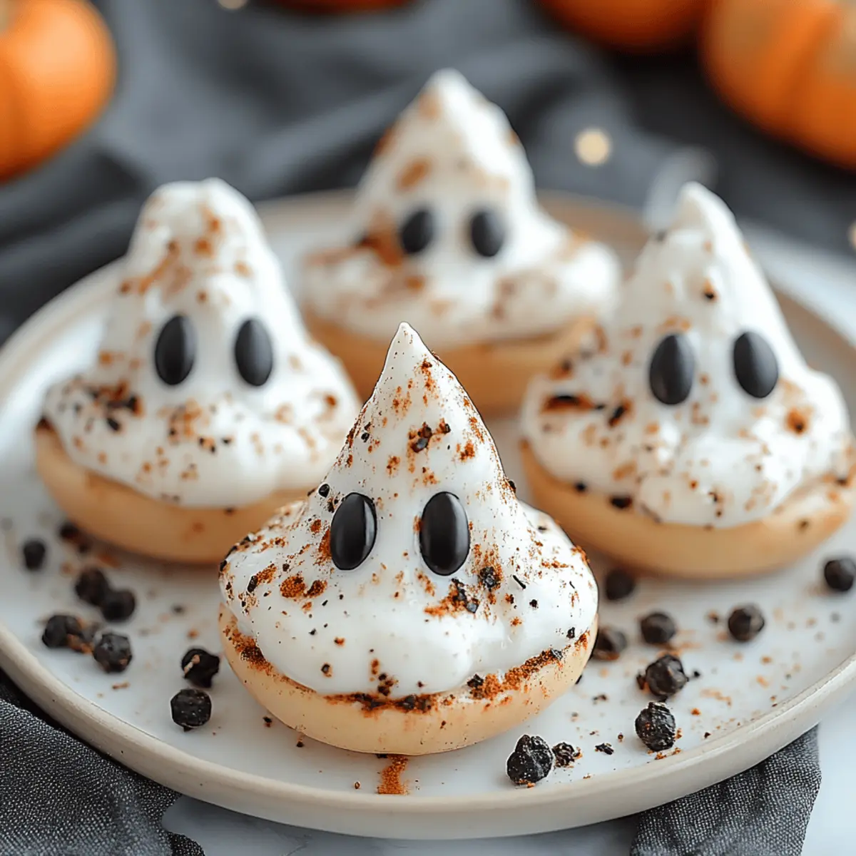 Ghost Meringues