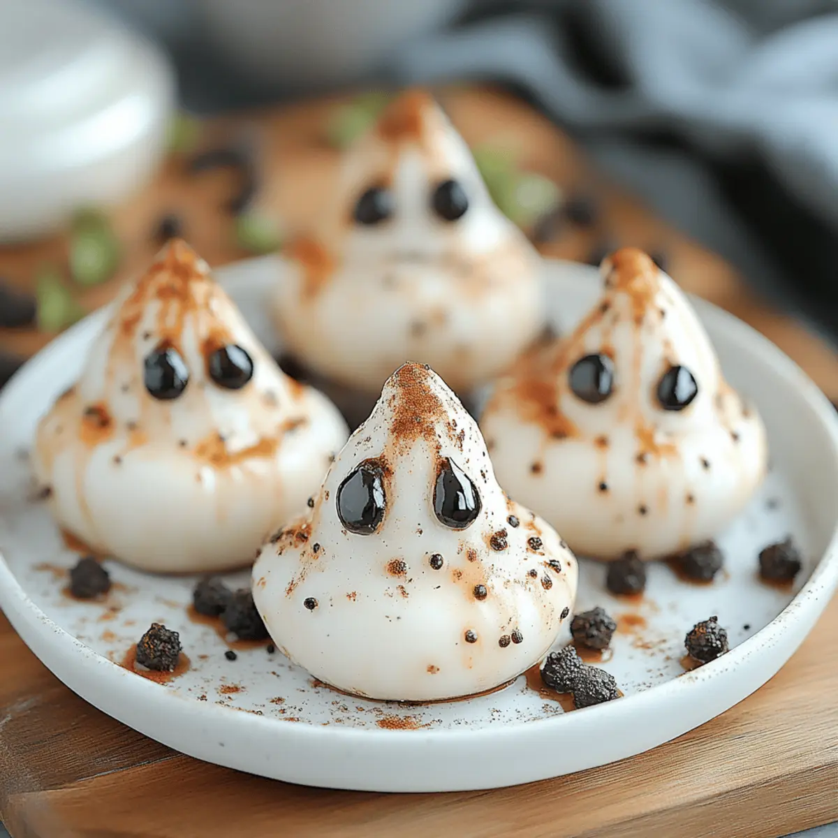 Ghost Meringues