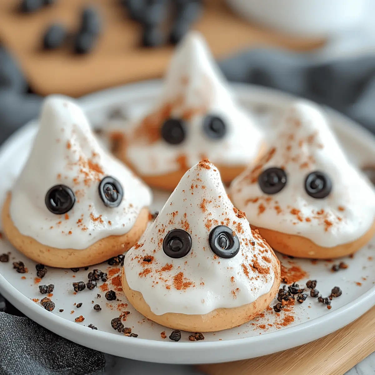 Ghost Meringues