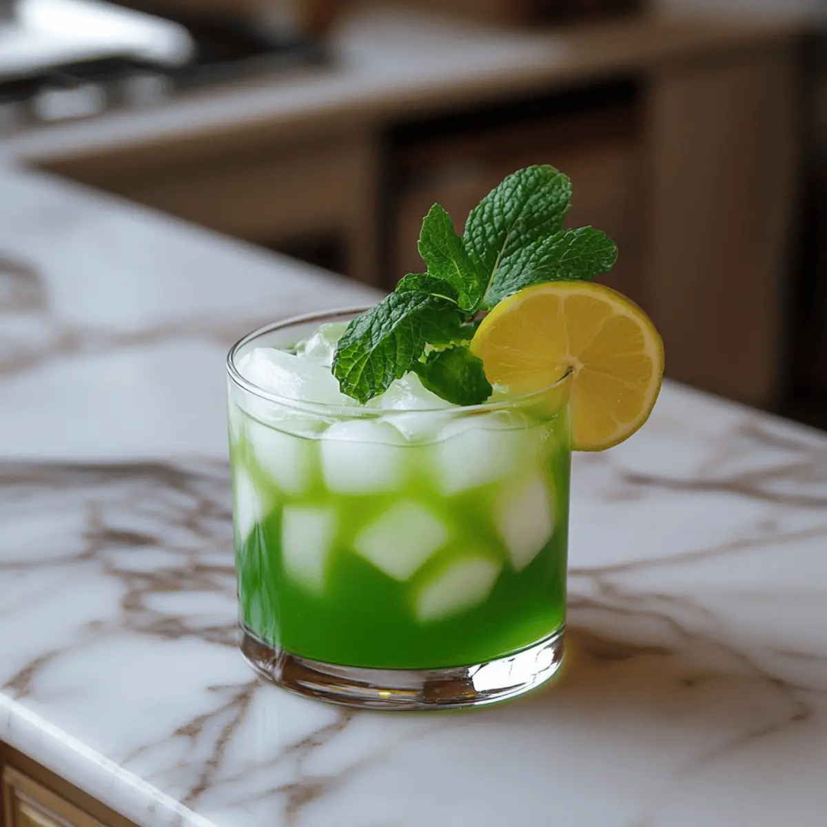 Goblin Green Punch Mocktail
