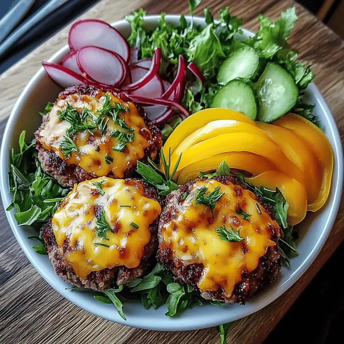 Grilled Burger Bowls