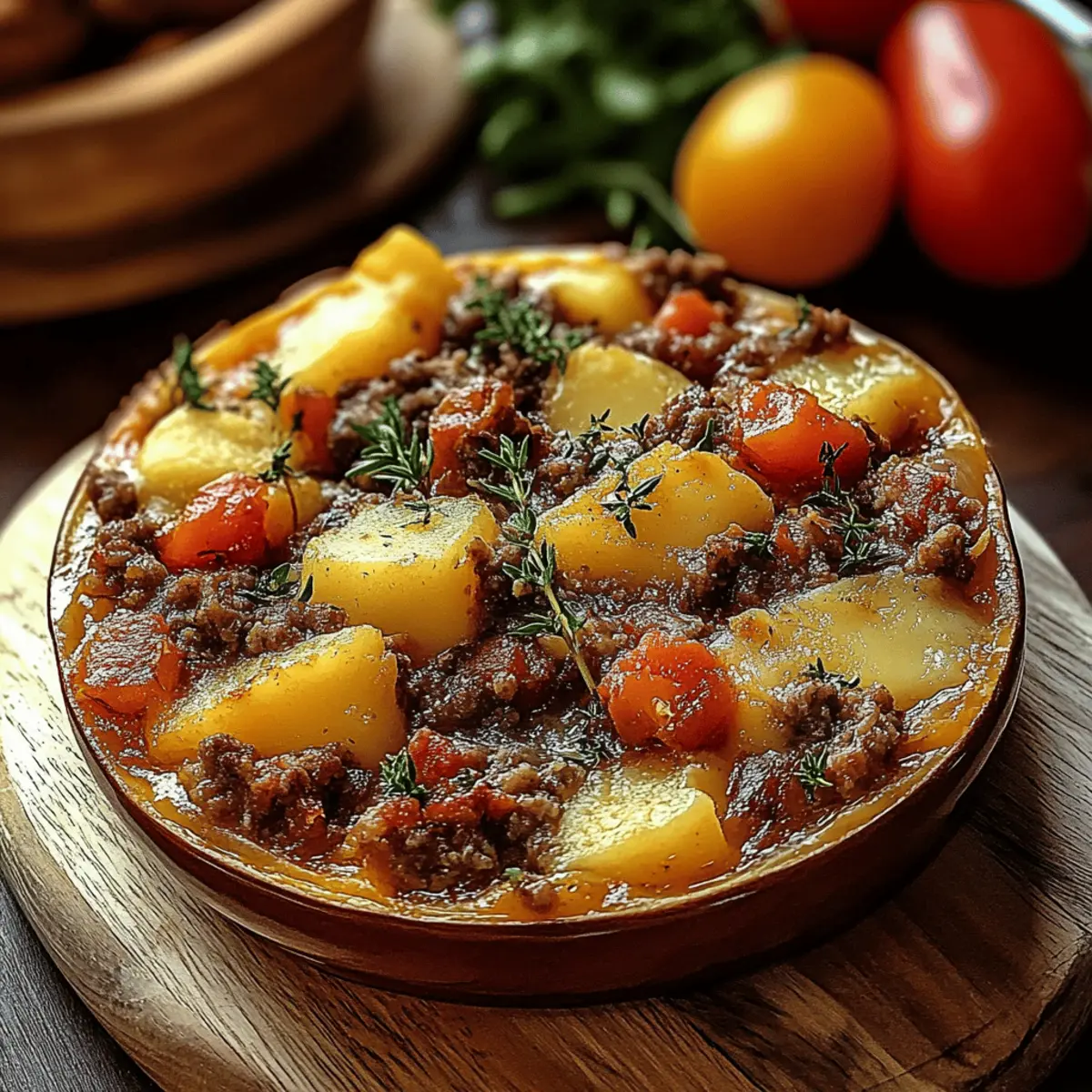 Hamburger Potato Casserole