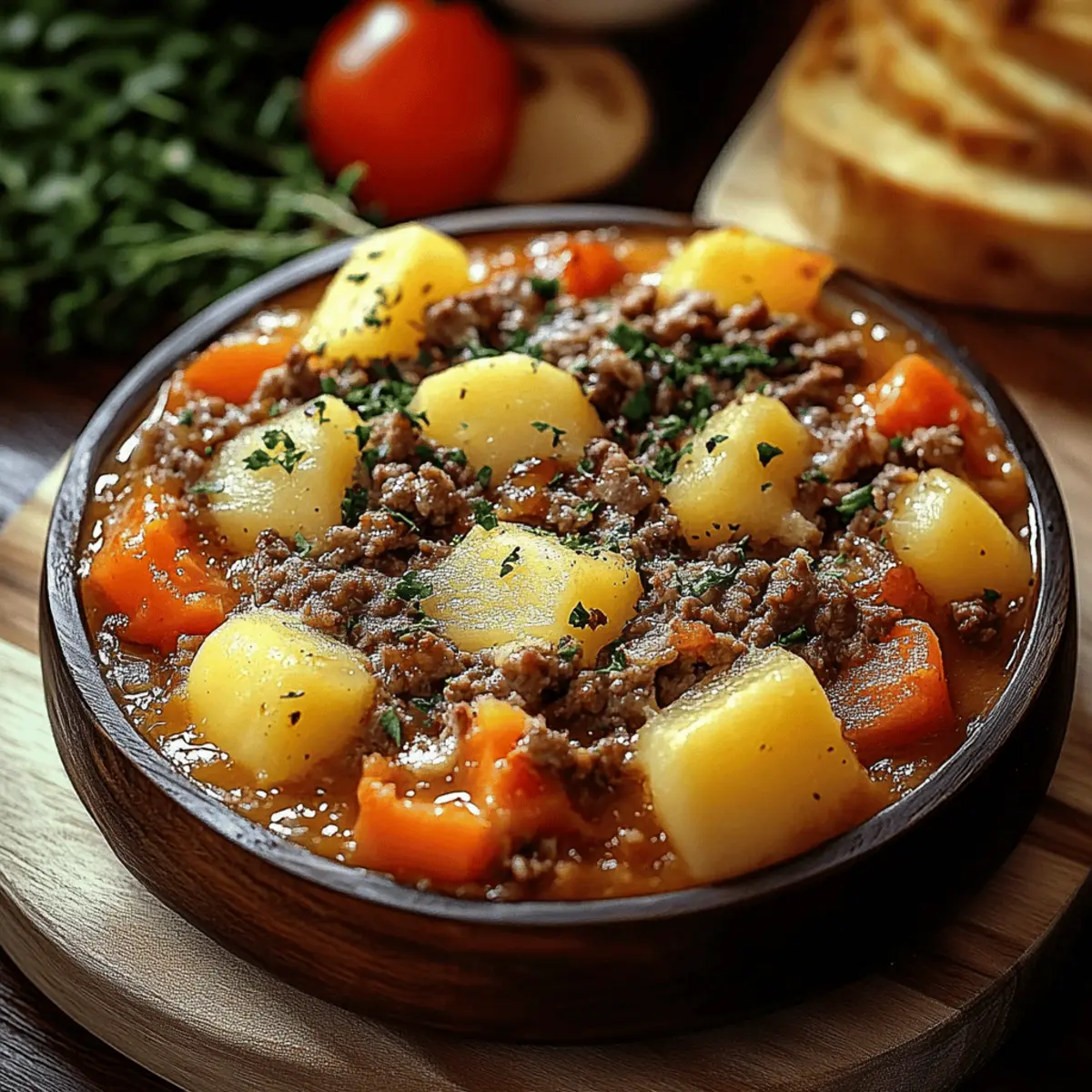Hamburger Potato Casserole