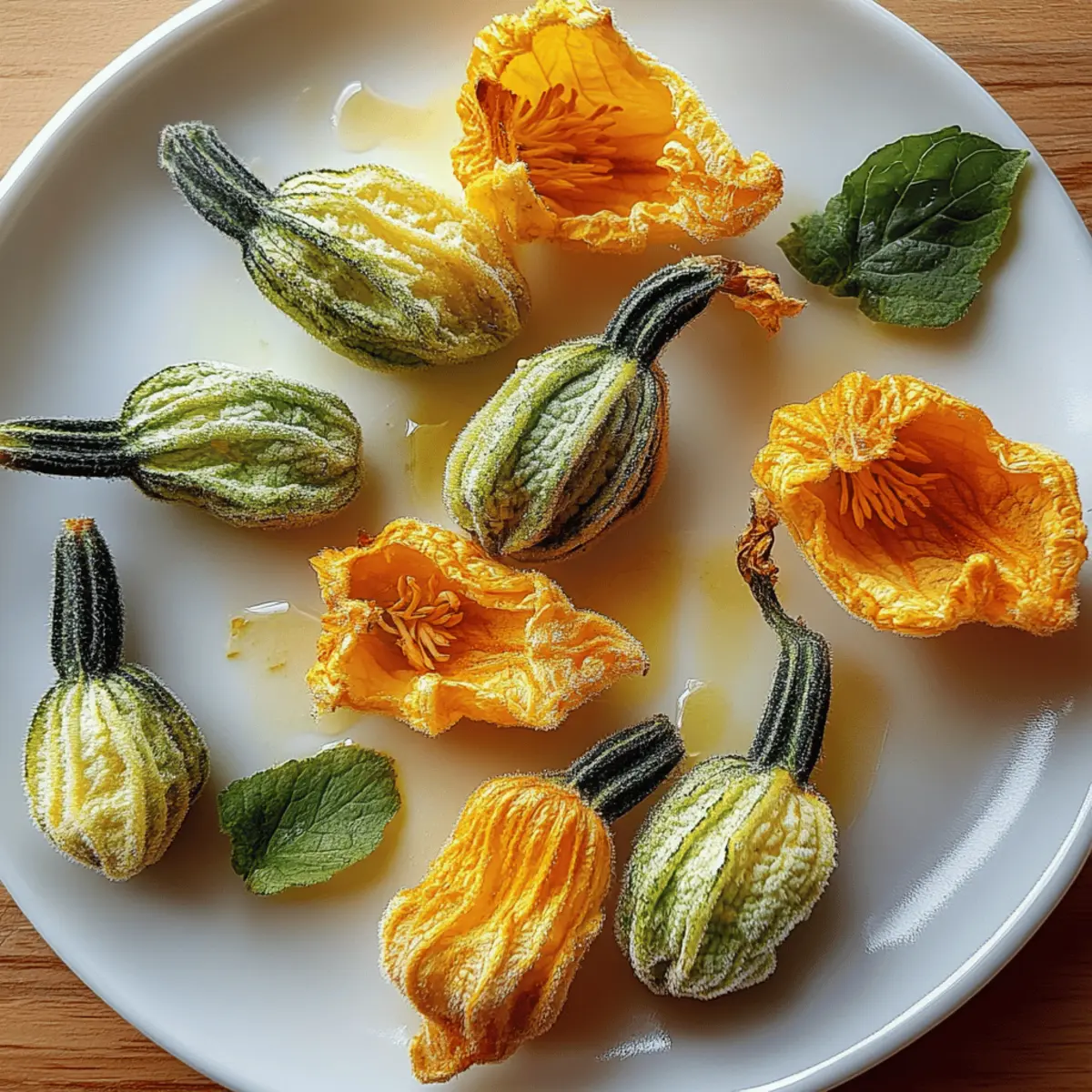 Healthy Pumpkin Blossoms