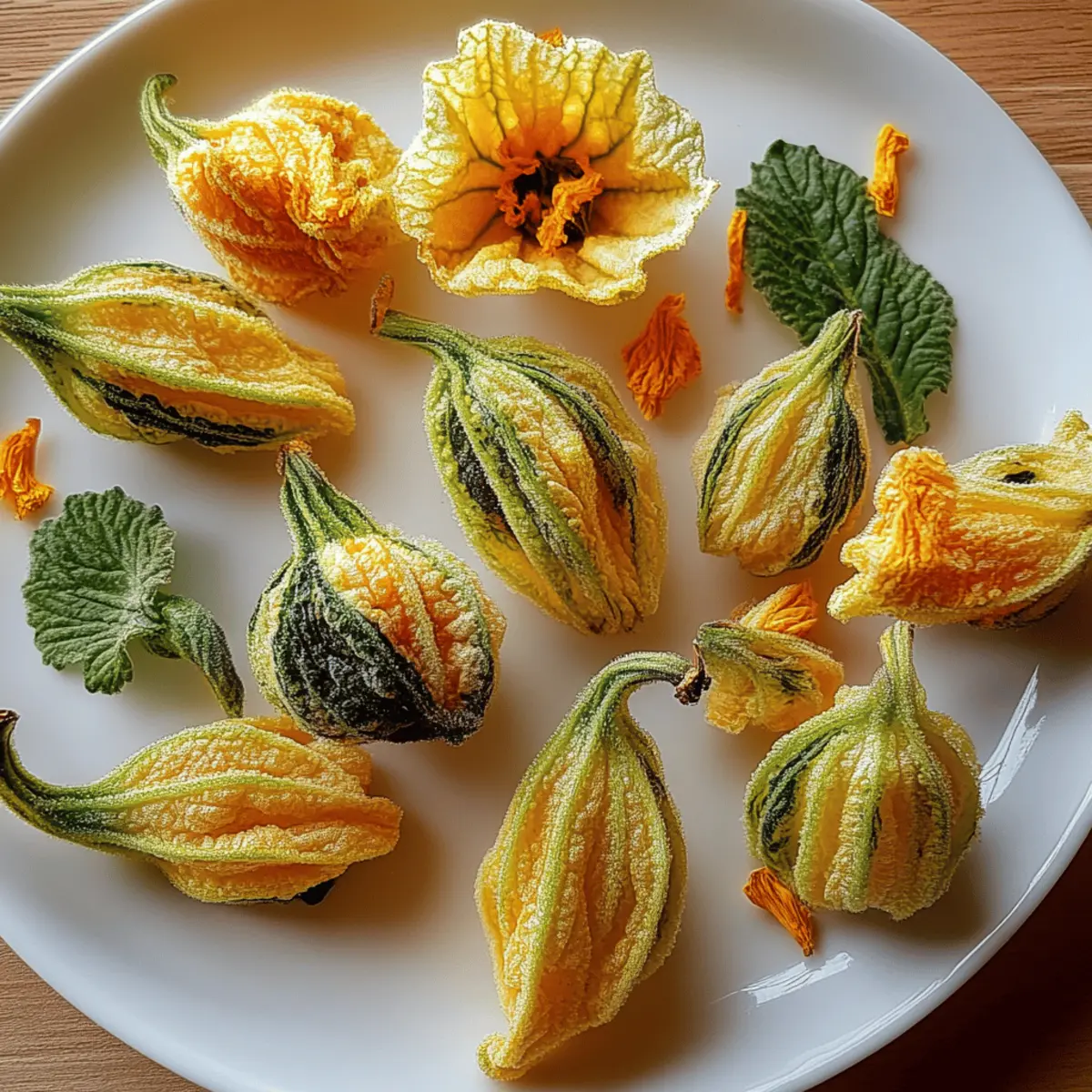 Healthy Pumpkin Blossoms