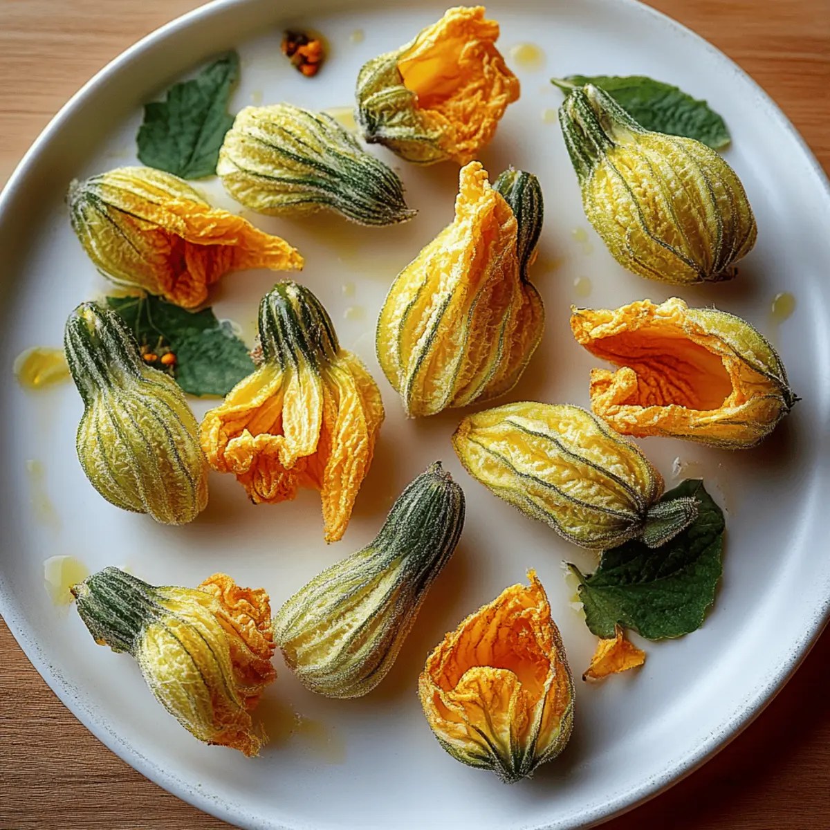 Healthy Pumpkin Blossoms