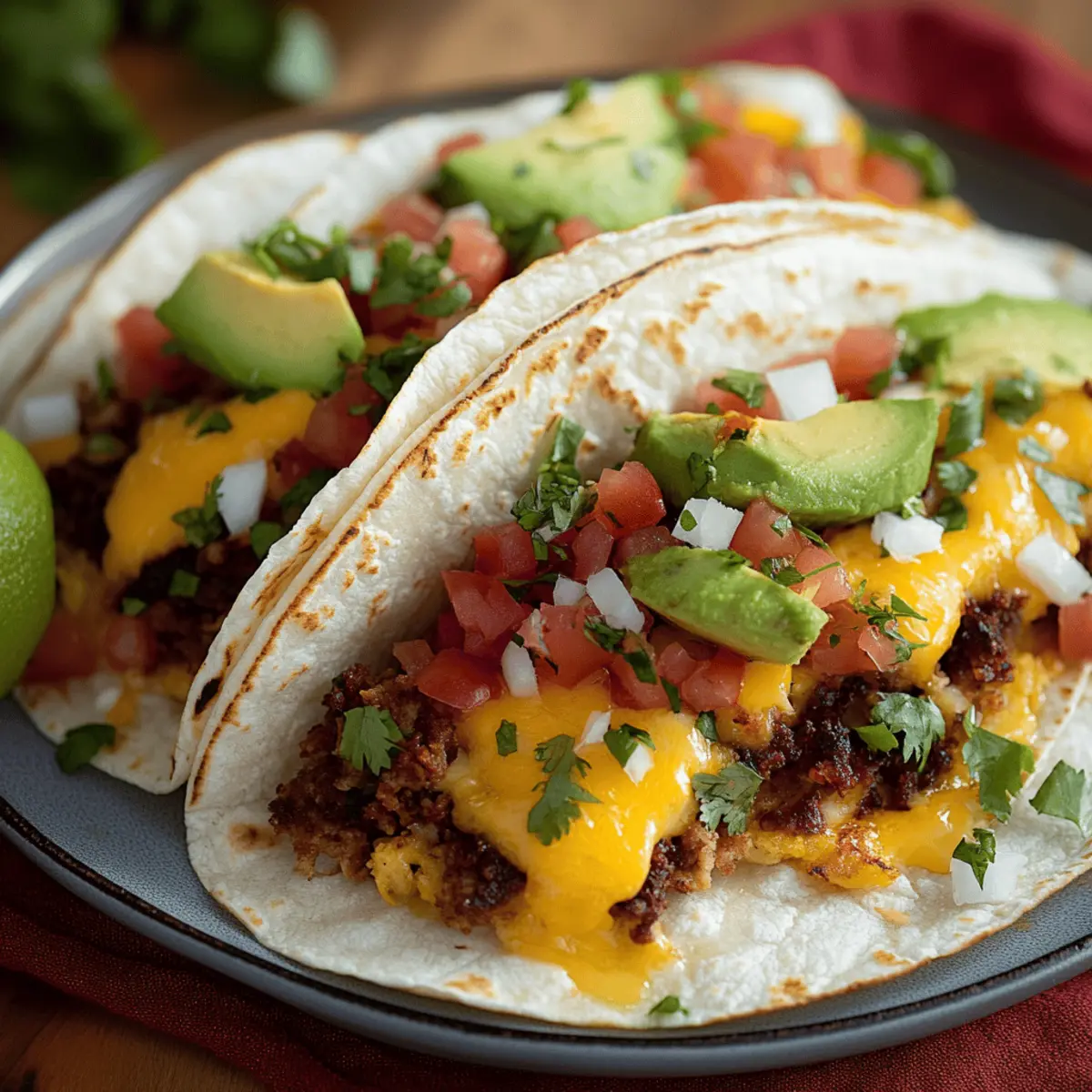 Hearty Mexican‑Style Breakfast Tacos