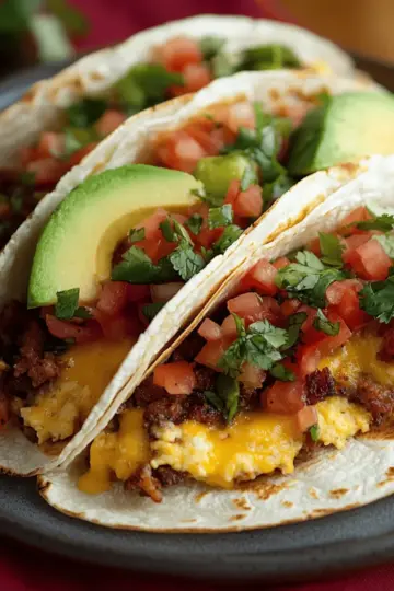 Hearty Mexican‑Style Breakfast Tacos