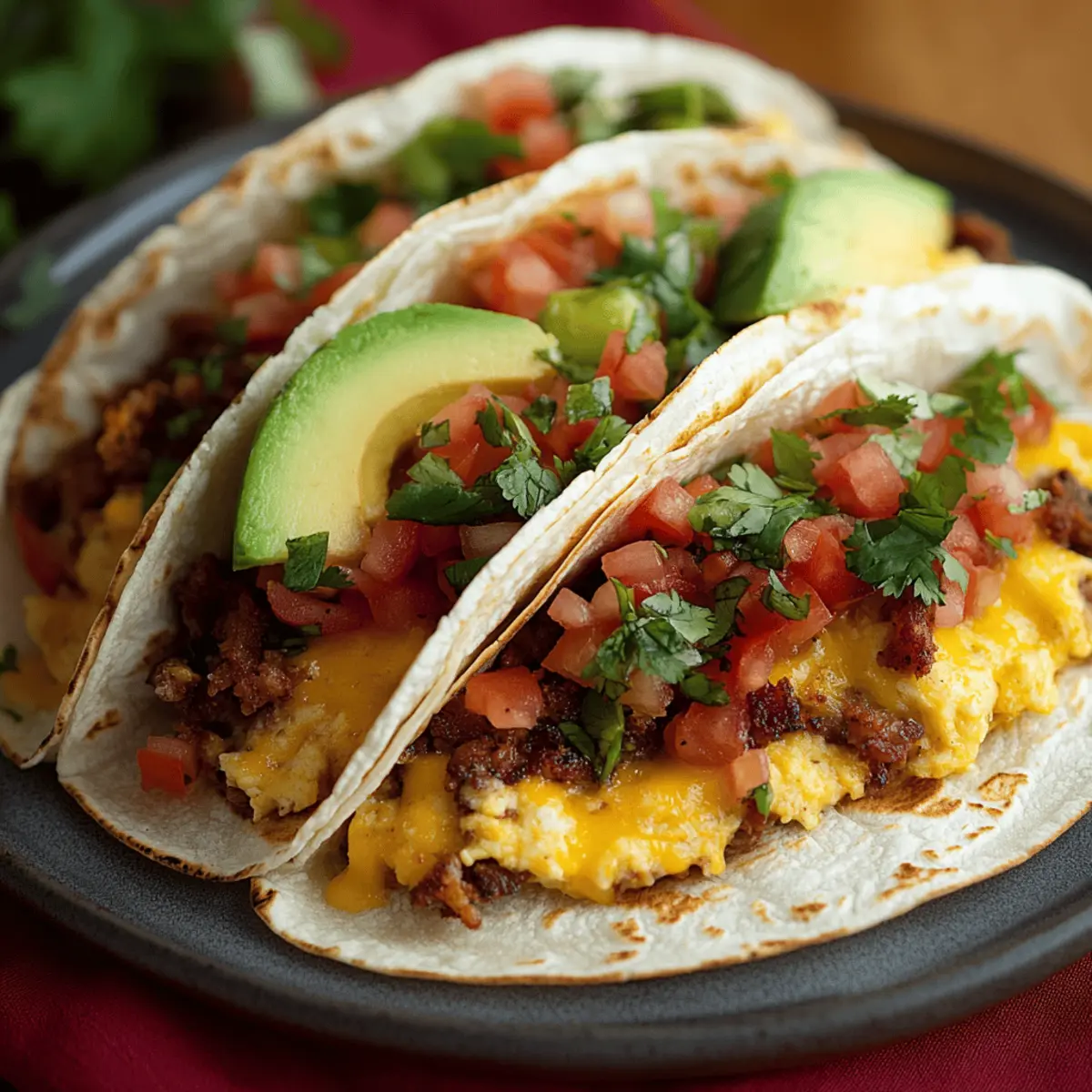 Hearty Mexican‑Style Breakfast Tacos