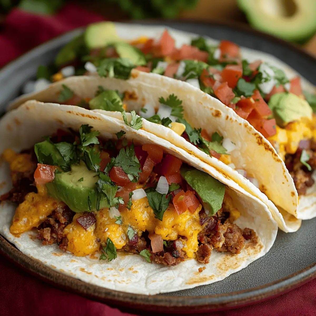 Hearty Mexican‑Style Breakfast Tacos