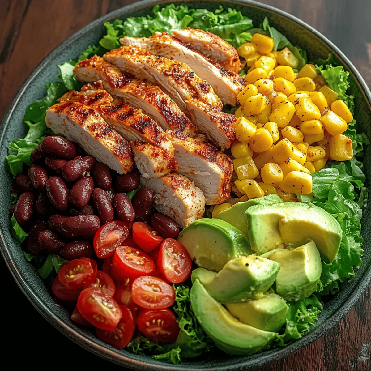 High Protein Southwest Chicken Salad