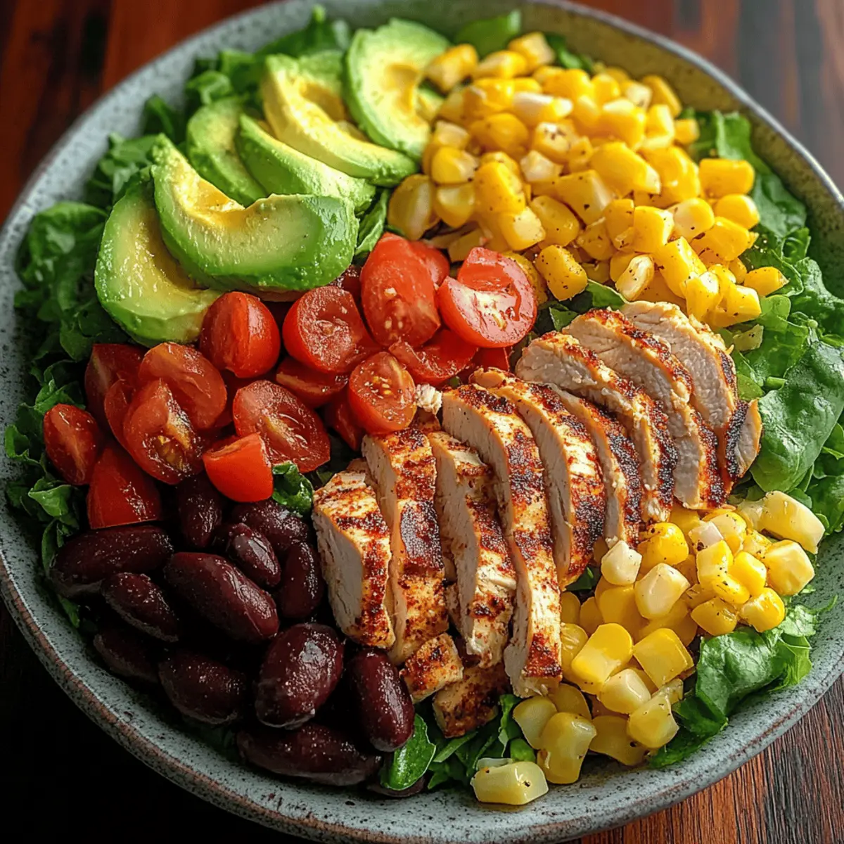 High Protein Southwest Chicken Salad