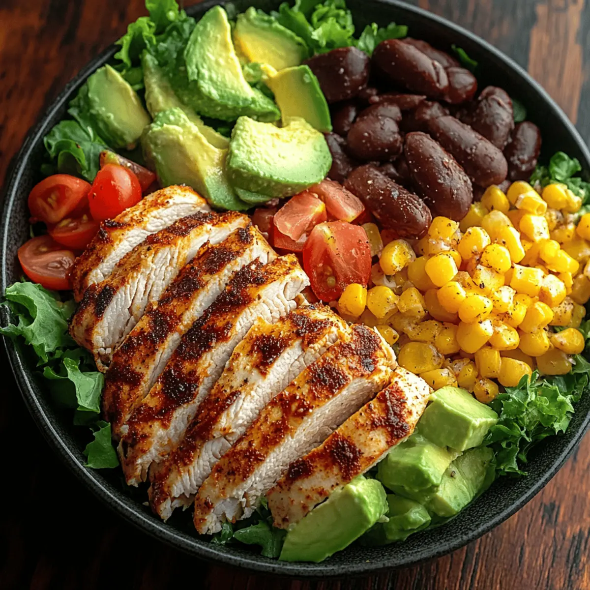 High Protein Southwest Chicken Salad